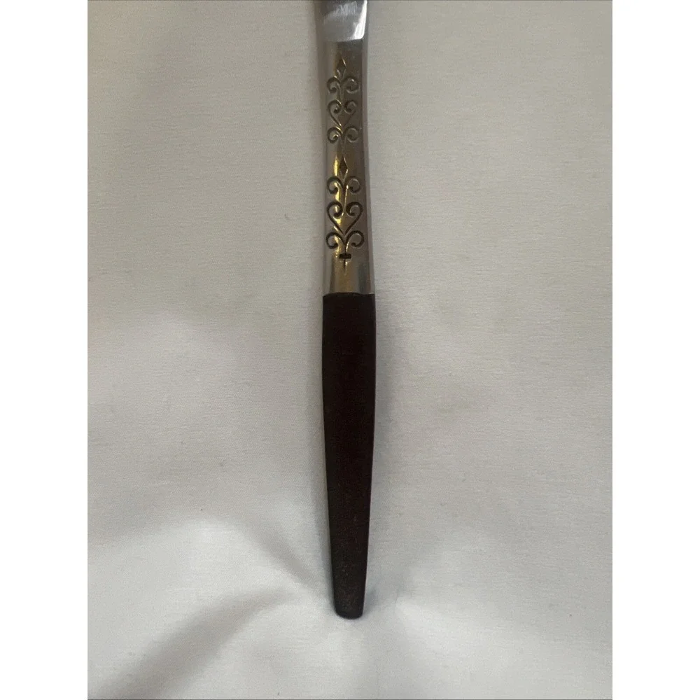 Interpur INR2‎ Stainless Brown Synthetic Wood Handle Flatware Dinner Knife